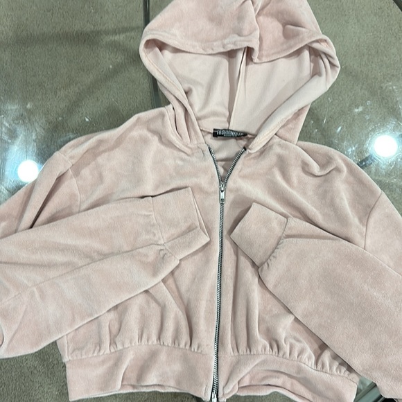 Cropped zip up. Size UK 8= US 4 - Picture 3 of 3